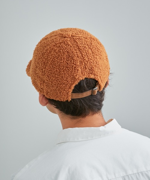 GEVACO（ゲバコ）の「【GEVACO/ゲバコ】ボアキャップ（キャップ・レディース・サックスブルー/オフホワイト/キャメル/ネイビー・ONE SIZE）」の16枚目の写真