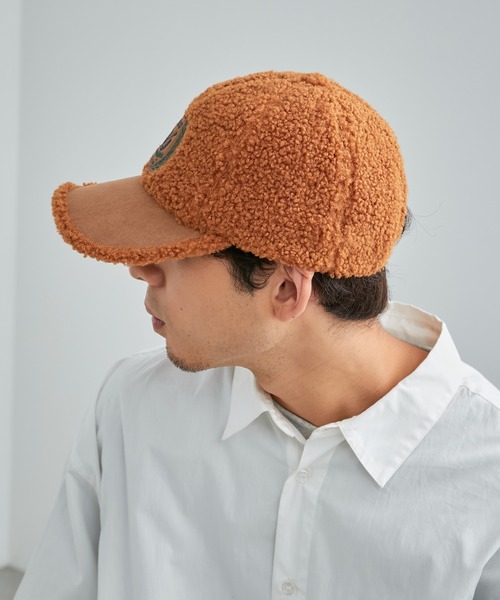 GEVACO（ゲバコ）の「【GEVACO/ゲバコ】ボアキャップ（キャップ・レディース・サックスブルー/オフホワイト/キャメル/ネイビー・ONE SIZE）」の17枚目の写真