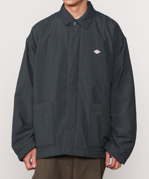 DANTON（ダントン）の「DANTON | ナイロン 中綿カバーオール MEN（ナイロンジャケット・メンズ・ベージュ/ネイビー/チャコール・L/M）」の19枚目の写真