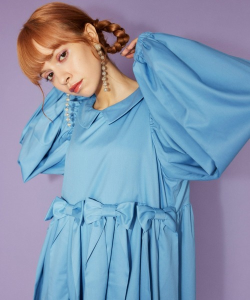 Candy Stripper RIBBON RIBBON ドレス M ブルー Candy Stripper（キャンディストリッパー）の「RIBBON RIBBON