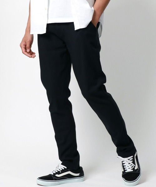 セール】MRU スーパーストレッチ テーパード カラーパンツ イージー