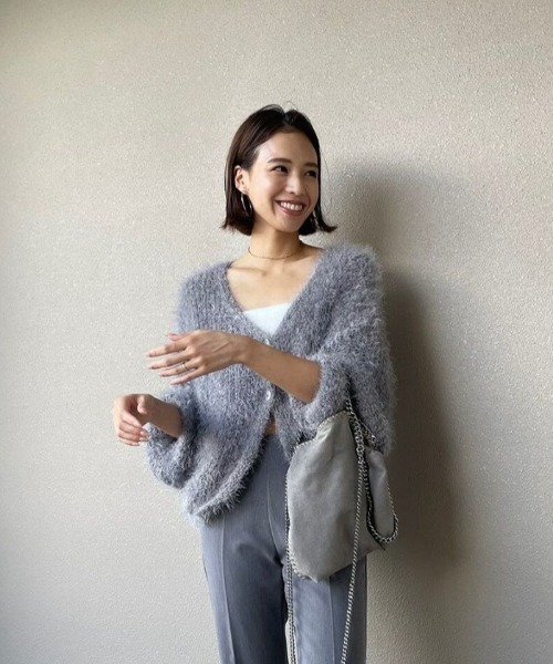 ス*！様 【新品未使用】イデアルーチェ❤︎スカラシャギーJK グレー