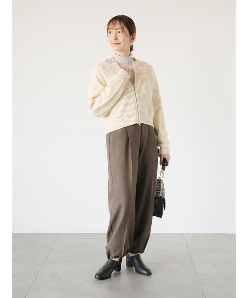 Te chichi TERRASSE（テチチテラス）の「ラメメローハイネックトップス（Tシャツ/カットソー・レディース・オフホワイト/ベージュ/ブラック・F）」の6枚目の写真