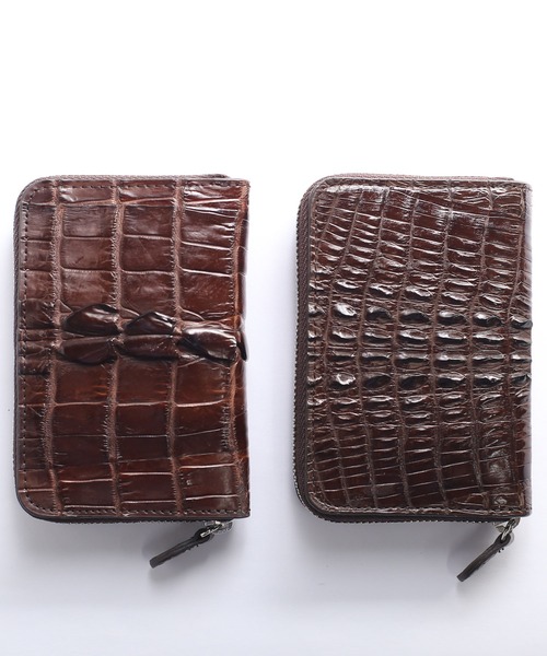 クロコダイルレザーホーンバックミニ財布（財布）｜sankyo shokai（サンキョウショウカイ）