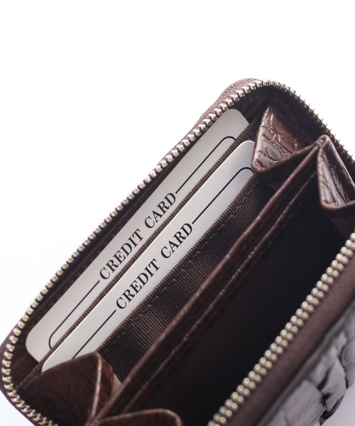 クロコダイルレザーホーンバックミニ財布（財布）｜sankyo shokai（サンキョウショウカイ）