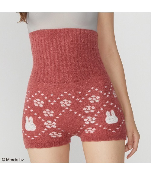 Sloggi(スロギー)の「スロギー ミッフィーコラボ あったか ミニミニ 腹巻付きニットパンツ sloggi G062 KPT2(インナーウェア/肌着・レディース・レッド/バイオレット/ネイビー/グリーン/グレー/ピンク・ML)」の6枚目の写真