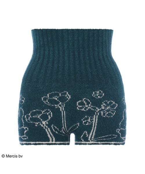 Sloggi(スロギー)の「スロギー ミッフィーコラボ あったか ミニミニ 腹巻付きニットパンツ sloggi G062 KPT2(インナーウェア/肌着・レディース・レッド/バイオレット/ネイビー/グリーン/グレー/ピンク・ML)」の12枚目の写真