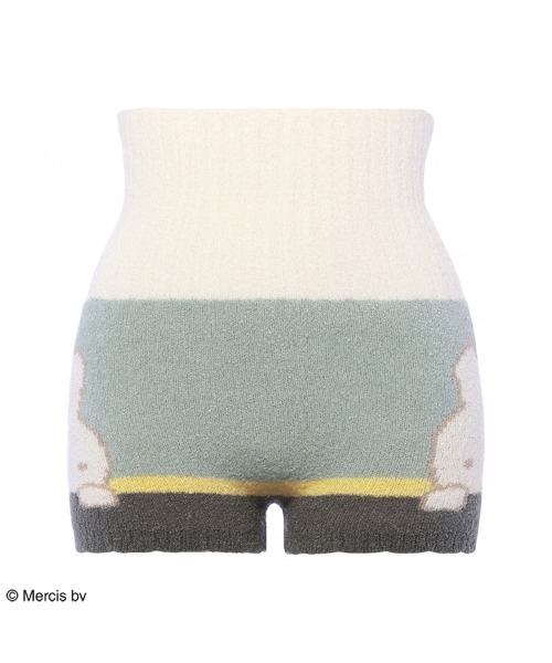 Sloggi(スロギー)の「スロギー ミッフィーコラボ あったか ミニミニ 腹巻付きニットパンツ sloggi G062 KPT2(インナーウェア/肌着・レディース・レッド/バイオレット/ネイビー/グリーン/グレー/ピンク・ML)」の10枚目の写真