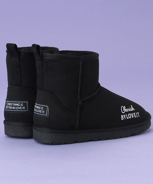 by LOVEiT（バイラビット）の「エコスエードムートンブーツ（スニーカー・キッズ・ブラック/グレー/モカ・21cm/23cm/22cm/24cm）」の9枚目の写真