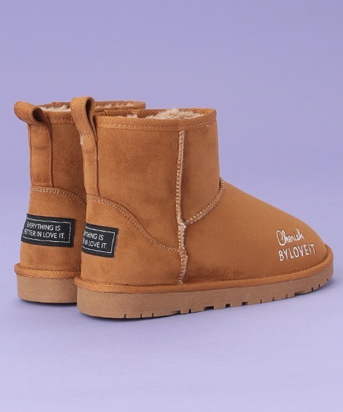 by LOVEiT（バイラビット）の「エコスエードムートンブーツ（スニーカー・キッズ・ブラック/グレー/モカ・21cm/23cm/22cm/24cm）」の11枚目の写真