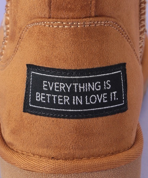 by LOVEiT（バイラビット）の「エコスエードムートンブーツ（スニーカー・キッズ・ブラック/グレー/モカ・21cm/23cm/22cm/24cm）」の14枚目の写真