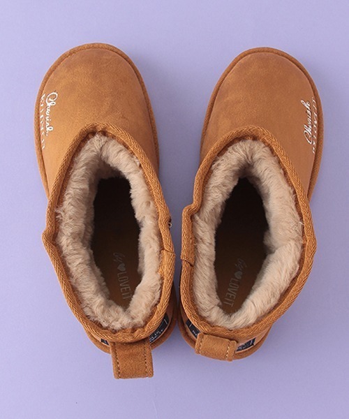 by LOVEiT（バイラビット）の「エコスエードムートンブーツ（スニーカー・キッズ・ブラック/グレー/モカ・21cm/23cm/22cm/24cm）」の15枚目の写真