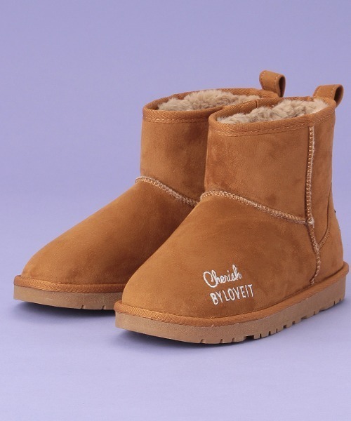 by LOVEiT（バイラビット）の「エコスエードムートンブーツ（スニーカー・キッズ・ブラック/グレー/モカ・21cm/23cm/22cm/24cm）」の6枚目の写真