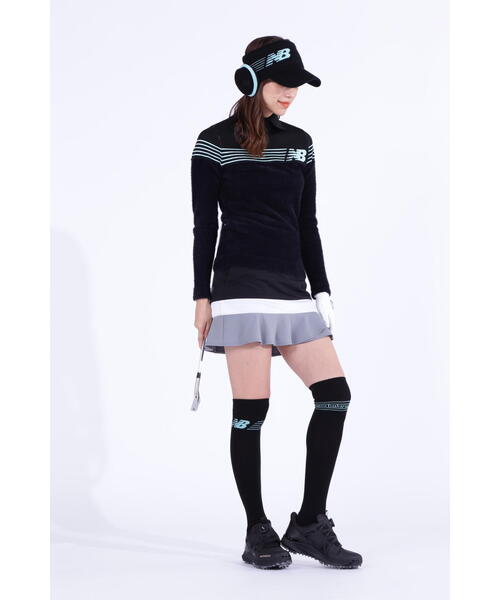 New Balance Golf(ニューバランスゴルフ)の「【new balance golf】フリースライニング ニット バイザー (WOMENS WORLD)(ニットキャップ/ビーニー・レディース・イエロー/ホワイト/ブラック・FREE)」の15枚目の写真