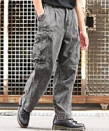 ワイドデニムカーゴパンツ