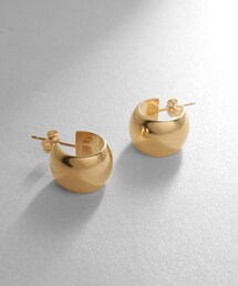 COCOSHNIK ピアス K10中空Dシェイプ ピアス レディース K10中空Dシェイプ ピアス（ピアス） | COCOSHNIK（ココシュ
