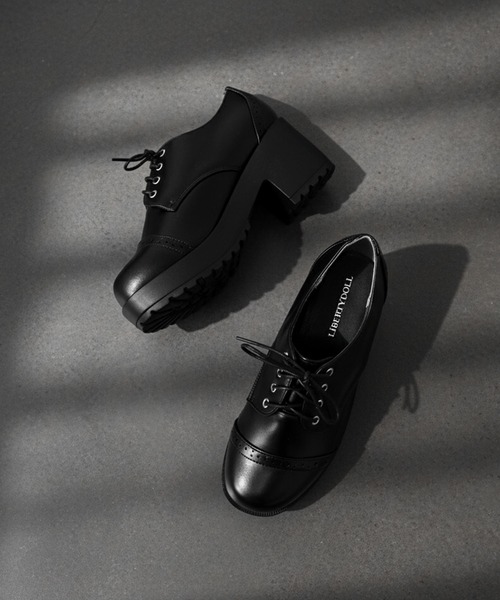 LibertyDoll（リバティードール）の「LibertyDoll 厚底 ハイヒール シューズ（ローファー・メンズ・ブラック系その他5/ブラック系その他6/ブラック系その他7/ブラック系その他/ブラック系その他3/ブラック系その他4/ブラック系その他2/ブラック/ブラック系2/ブラック系/ブラック系1・45/41/43）」の10枚目の写真