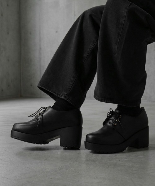 LibertyDoll（リバティードール）の「LibertyDoll 厚底 ハイヒール シューズ（ローファー・メンズ・ブラック系その他5/ブラック系その他6/ブラック系その他7/ブラック系その他/ブラック系その他3/ブラック系その他4/ブラック系その他2/ブラック/ブラック系2/ブラック系/ブラック系1・45/41/43）」の11枚目の写真