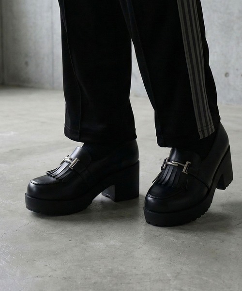 LibertyDoll（リバティードール）の「LibertyDoll 厚底 ハイヒール シューズ（ローファー・メンズ・ブラック系その他5/ブラック系その他6/ブラック系その他7/ブラック系その他/ブラック系その他3/ブラック系その他4/ブラック系その他2/ブラック/ブラック系2/ブラック系/ブラック系1・45/41/43）」の6枚目の写真