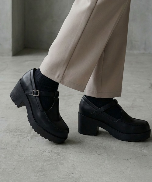 LibertyDoll（リバティードール）の「LibertyDoll 厚底 ハイヒール シューズ（ローファー・メンズ・ブラック系その他5/ブラック系その他6/ブラック系その他7/ブラック系その他/ブラック系その他3/ブラック系その他4/ブラック系その他2/ブラック/ブラック系2/ブラック系/ブラック系1・45/41/43）」の7枚目の写真