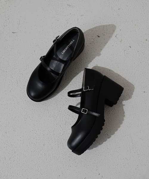 LibertyDoll（リバティードール）の「LibertyDoll 厚底 ハイヒール シューズ（ローファー・メンズ・ブラック系その他5/ブラック系その他6/ブラック系その他7/ブラック系その他/ブラック系その他3/ブラック系その他4/ブラック系その他2/ブラック/ブラック系2/ブラック系/ブラック系1・45/41/43）」の2枚目の写真