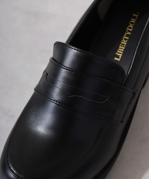 LibertyDoll（リバティードール）の「LibertyDoll 厚底 ハイヒール シューズ（ローファー・メンズ・ブラック系その他5/ブラック系その他6/ブラック系その他7/ブラック系その他/ブラック系その他3/ブラック系その他4/ブラック系その他2/ブラック/ブラック系2/ブラック系/ブラック系1・45/41/43）」の22枚目の写真