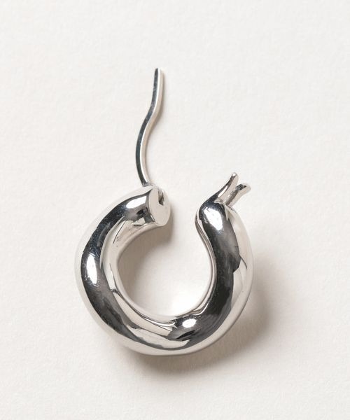 JEANASIS（ジーナシス）の「【ステンレス】ツイストフープピアス/992942（ピアス（両耳用）・レディース・シルバー/ゴールド・FREE）」の11枚目の写真