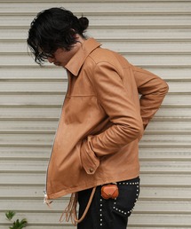BROTHERHOOD | 【BROTHERHOOD】ラム レザー ジャケット -Takeru. Design For Brotherhood(その他アウター)