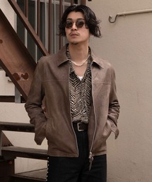 BROTHERHOOD | 【BROTHERHOOD】ラム レザー ジャケット -Takeru. Design For Brotherhood(その他アウター)