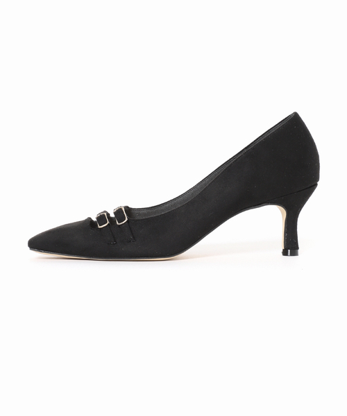 LE TALON(ルタロン)の「6.5cmダブルストラップパンプス(パンプス・レディース・ブラック×ブラック/アイボリー/ブラック・24.5cm/24cm/22.5cm/23cm/23.5cm/22cm/25cm)」の13枚目の写真