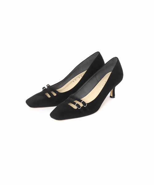 LE TALON(ルタロン)の「6.5cmダブルストラップパンプス(パンプス・レディース・ブラック×ブラック/アイボリー/ブラック・24.5cm/24cm/22.5cm/23cm/23.5cm/22cm/25cm)」の21枚目の写真