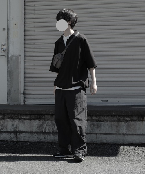 ちすいかんハーフジップロンT RUUBON】half zip cotton Tee / ハーフジップ コットンT（T