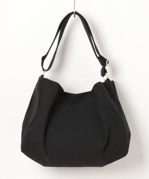 LAC-VERT(ラック・ヴェール)の「【ユニセックス】キャンバスショルダーバッグ(ショルダーバッグ・レディース・ホワイト/ブラック・FREE)」の8枚目の写真