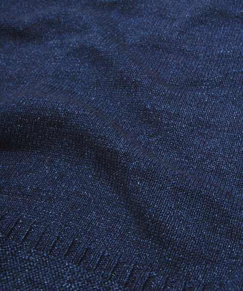 Denime（ドゥニーム）の「INDIGO GUERNSEY KNIT/インディゴガンジーニット（ニット/セーター・メンズ・ダークインディゴブルー・MEDIUM/SMALL/LARGE）」の6枚目の写真