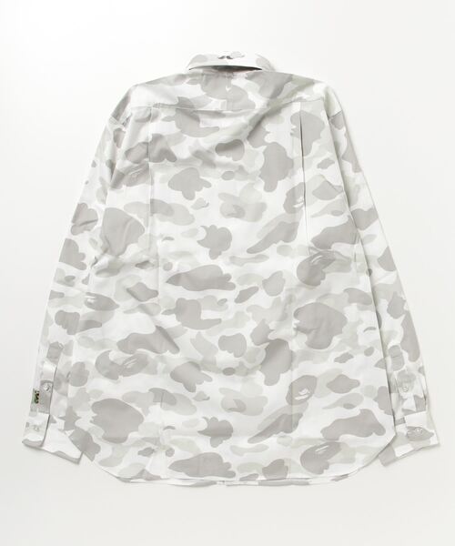 Mr. BATHING APE（ミスターベイシングエイプ）の「MR BATHING APE 1ST CAMO BD SHIRT（シャツ/ブラウス・メンズ・ブラック/ホワイト・MEDIUM/X-LARGE/SMALL/XX-LARGE/LARGE）」の6枚目の写真