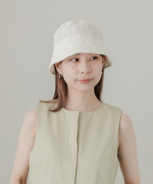 SMELLY（スメリー）の「ポコポコデザインハット（ハット・レディース・アイボリー/ブラック・-）」の13枚目の写真