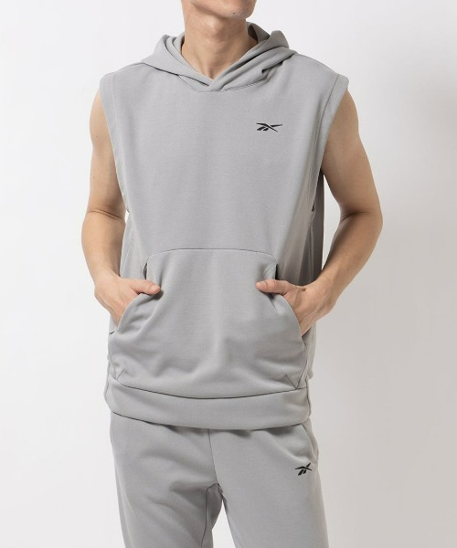 【セール】ストレングス スリーブレス フーディー / STRENGTH SLVLS HOODIE（パーカー）｜Reebok（リーボック）