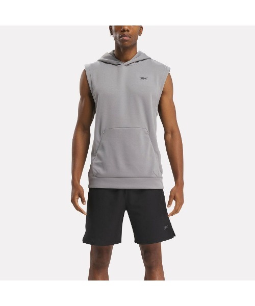 【セール】ストレングス スリーブレス フーディー / STRENGTH SLVLS HOODIE（パーカー）｜Reebok（リーボック）
