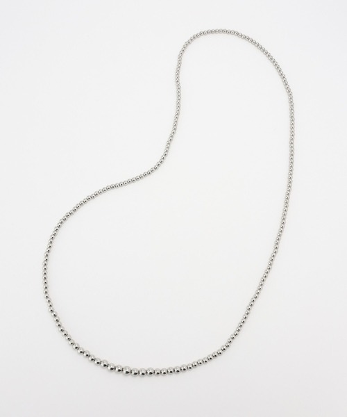 BARNYARDSTORM（バンヤードストーム）の「BARNYARDSTORM / シルバーボールチェーンネックレス（ネックレス・レディース・その他1・FREE）」の6枚目の写真