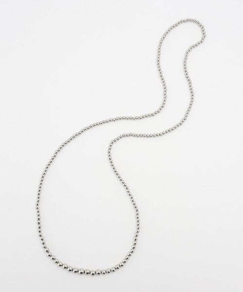 BARNYARDSTORM（バンヤードストーム）の「BARNYARDSTORM / シルバーボールチェーンネックレス（ネックレス・レディース・その他1・FREE）」の5枚目の写真