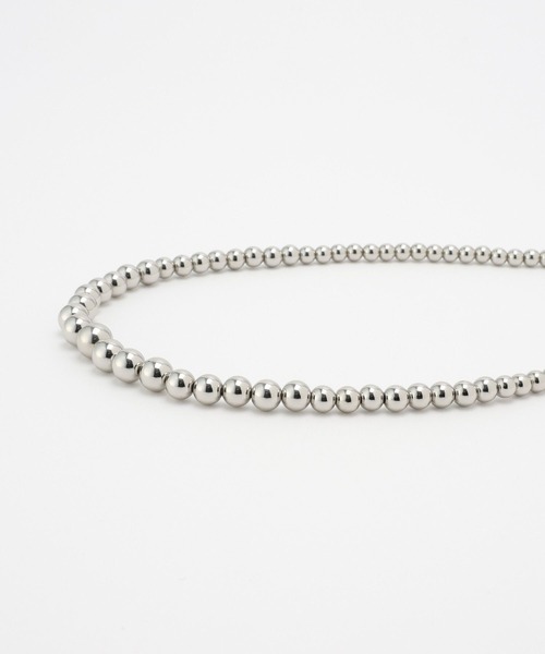 BARNYARDSTORM（バンヤードストーム）の「BARNYARDSTORM / シルバーボールチェーンネックレス（ネックレス・レディース・その他1・FREE）」の4枚目の写真