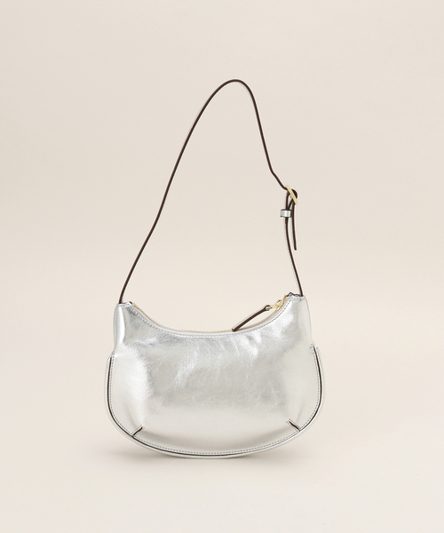 MANU ATELIER（マニュ アトリエ）の「【MANU ATELIER/マニュ アトリエ】ハーフムーンバッグ（ハンドバッグ・レディース・シルバー・FREE）」の10枚目の写真