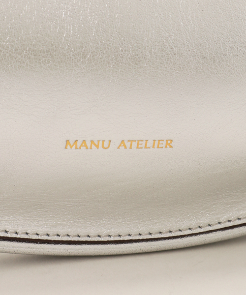 MANU ATELIER（マニュ アトリエ）の「【MANU ATELIER/マニュ アトリエ】ハーフムーンバッグ（ハンドバッグ・レディース・シルバー・FREE）」の16枚目の写真