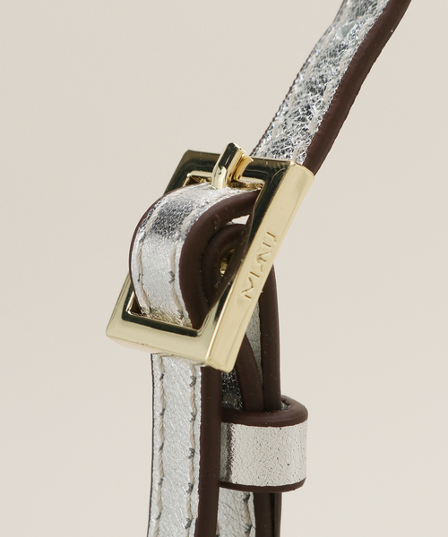 MANU ATELIER（マニュ アトリエ）の「【MANU ATELIER/マニュ アトリエ】ハーフムーンバッグ（ハンドバッグ・レディース・シルバー・FREE）」の19枚目の写真