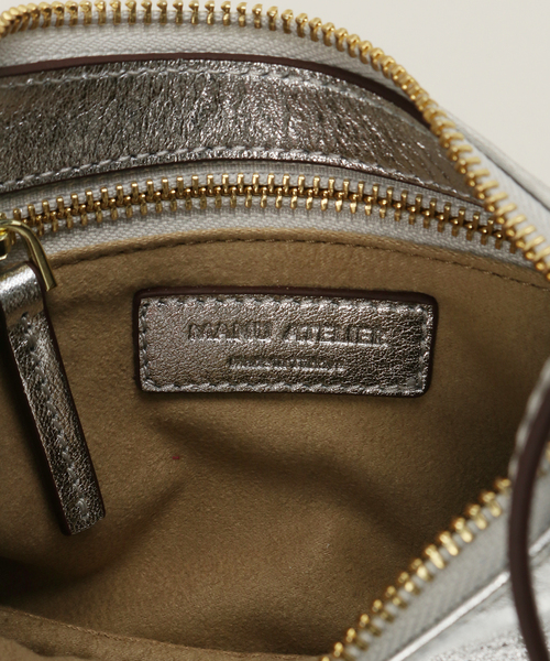 MANU ATELIER（マニュ アトリエ）の「【MANU ATELIER/マニュ アトリエ】ハーフムーンバッグ（ハンドバッグ・レディース・シルバー・FREE）」の20枚目の写真