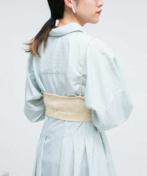 KBF(ケイビーエフ)の「ニットブラビスチェ(ベスト・レディース・イエロー/ブラウン・ONE)」の6枚目の写真