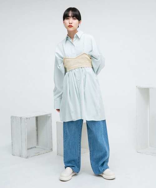 KBF(ケイビーエフ)の「ニットブラビスチェ(ベスト・レディース・イエロー/ブラウン・ONE)」の7枚目の写真