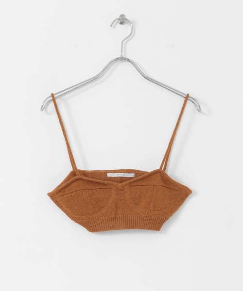 KBF(ケイビーエフ)の「ニットブラビスチェ(ベスト・レディース・イエロー/ブラウン・ONE)」の14枚目の写真