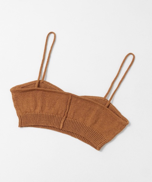 KBF(ケイビーエフ)の「ニットブラビスチェ(ベスト・レディース・イエロー/ブラウン・ONE)」の16枚目の写真