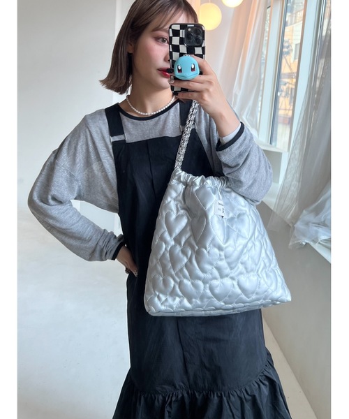 JUMELLE（ジュメロ）の「Heart chain tote（トートバッグ・レディース・シルバー・FREE）」の19枚目の写真